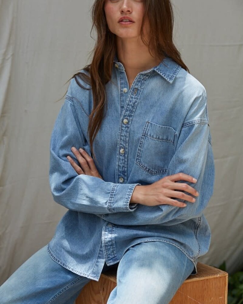 Brookings Denim Top