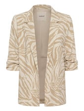 Shirley Printed Blazer | Zebra