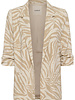 Shirley Printed Blazer | Zebra