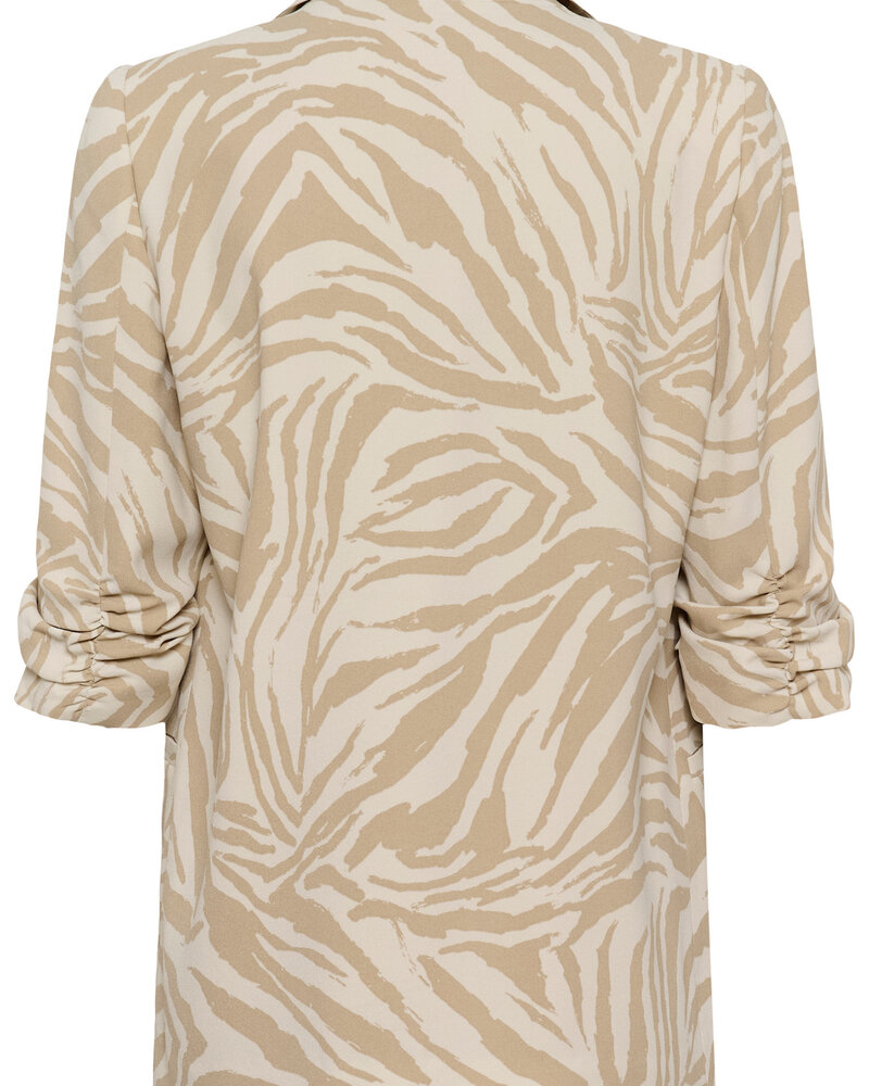 Shirley Printed Blazer | Zebra
