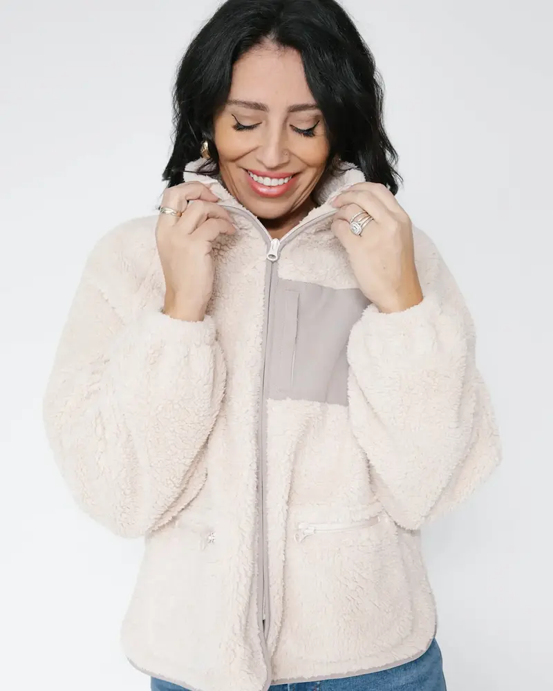 Smash + Tess Teddy Zip Up