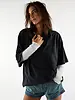 Free People Perfect Oversized Tee | Black
