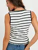 Free People Tilly Striped Tank | Black