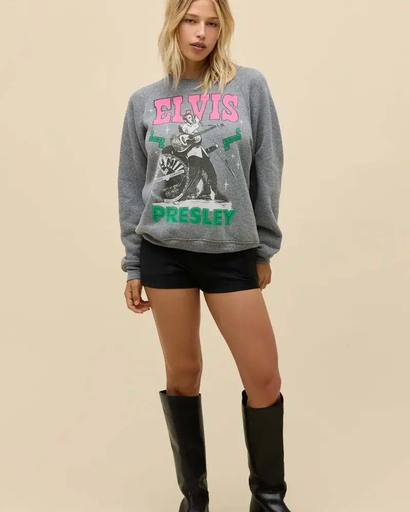 Elvis Vintage Raglan Sweatshirt