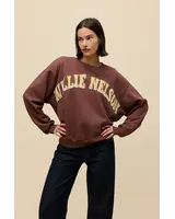 Willie Nelson Oversized Crew Sweatshirt
