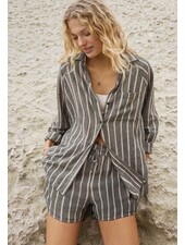 Z Supply Perfect Striped Linen Top