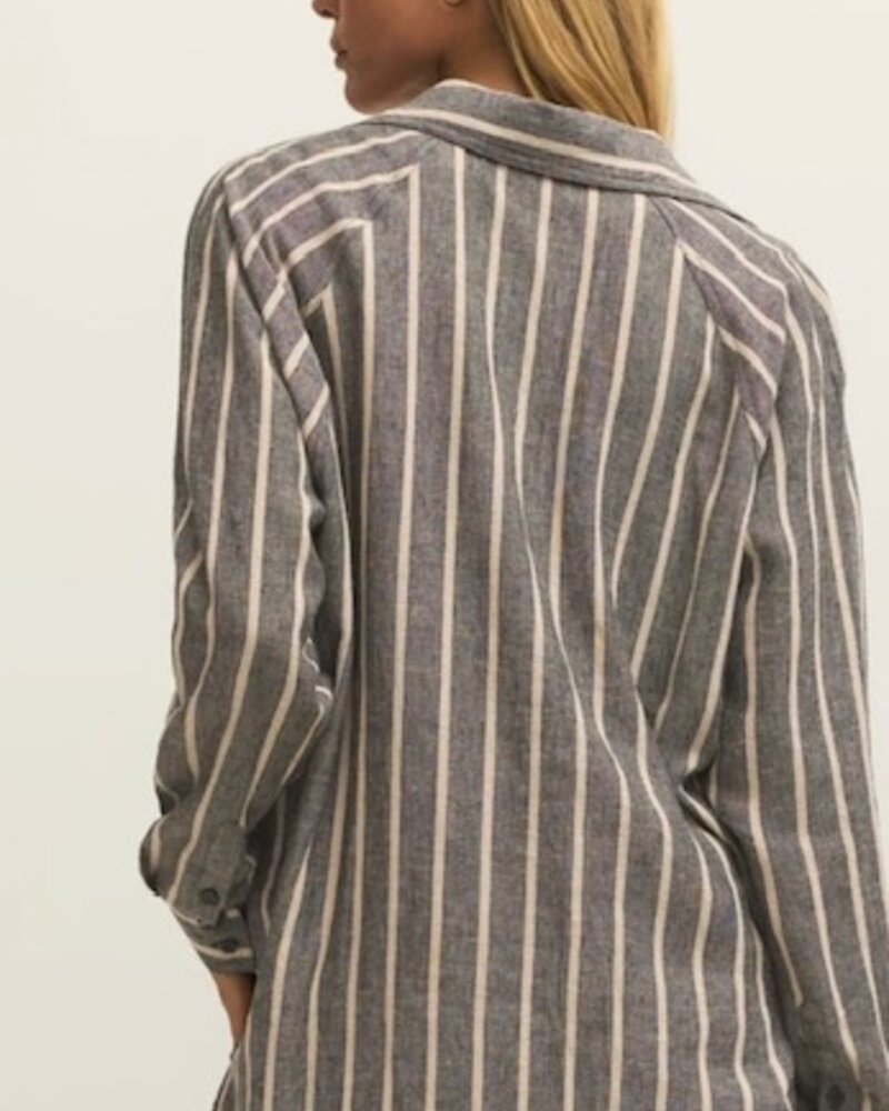 Z Supply Perfect Striped Linen Top