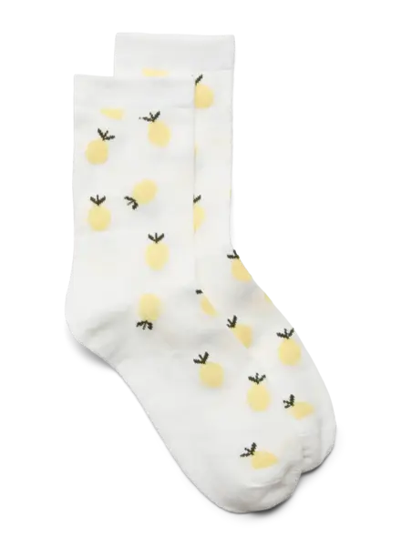 Vero Moda Carola Socks | Lemon