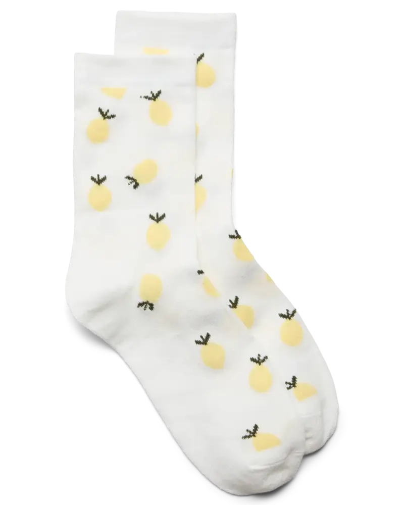 Vero Moda Carola Socks | Lemon