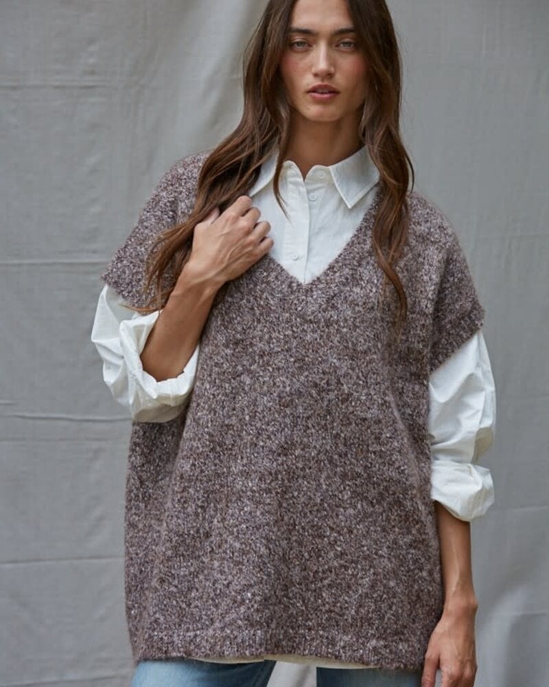 Joelle Oversized Sweater Vest