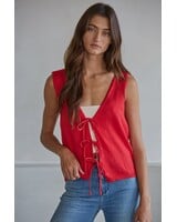Vero Moda Kaira Tie Front Vest