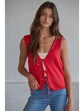 Vero Moda Kaira Tie Front Vest