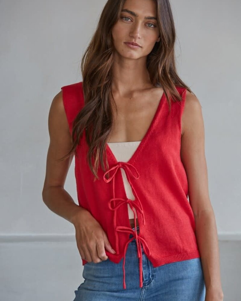 Vero Moda Kaira Tie Front Vest