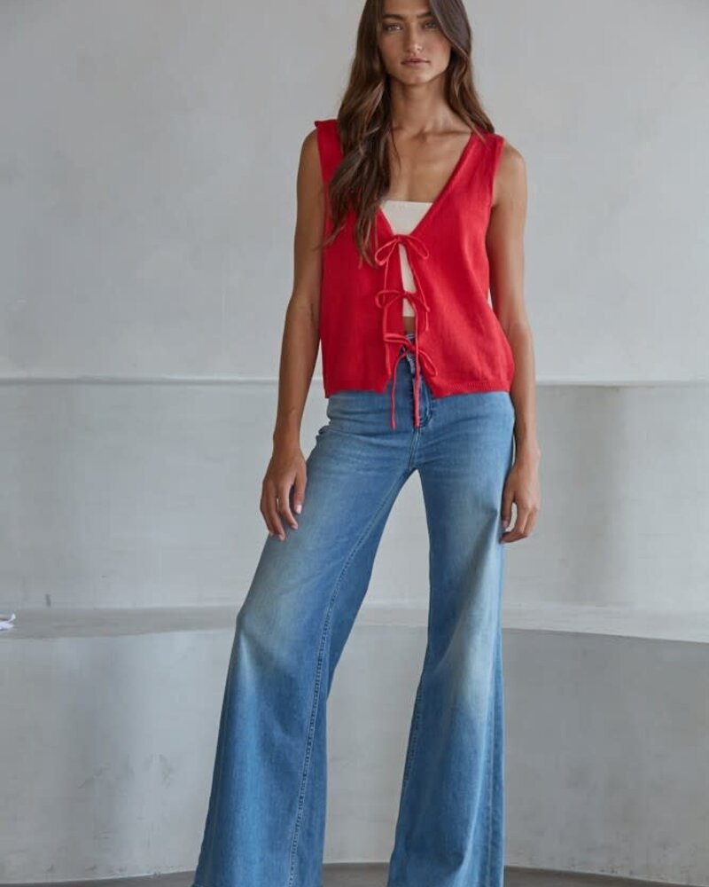 Vero Moda Kaira Tie Front Vest