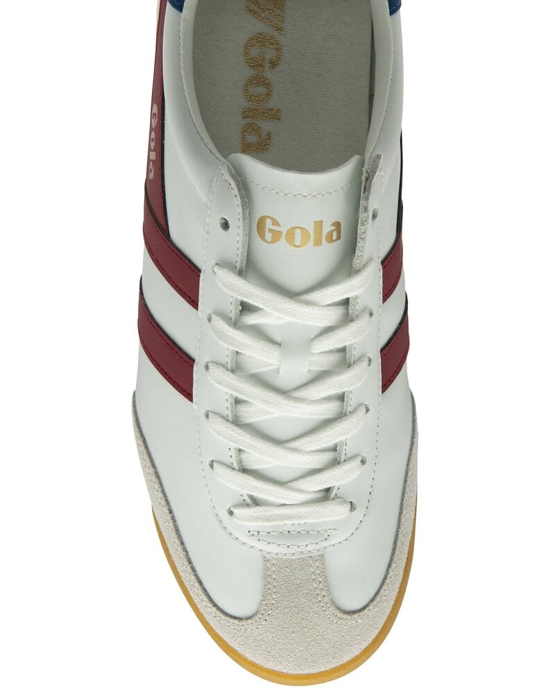 GOLA Torpedo Leather Sneakers | White / Deep Red