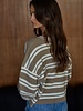 Tahlie Striped Top | Mocha