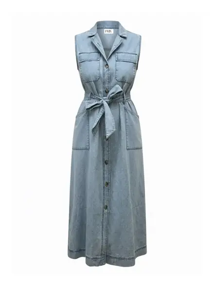 Melody Denim Button Dress