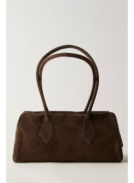 Free People Sierra Suede Shoulder Bag | Chocolate