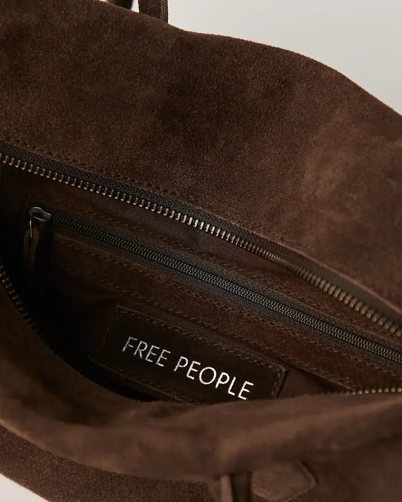 Free People Sierra Suede Shoulder Bag | Chocolate