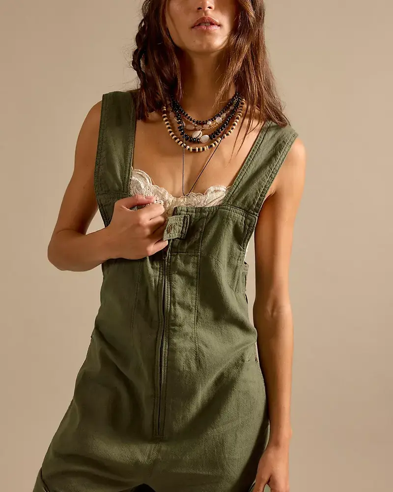 Free People Jude Shortalls | Verdant