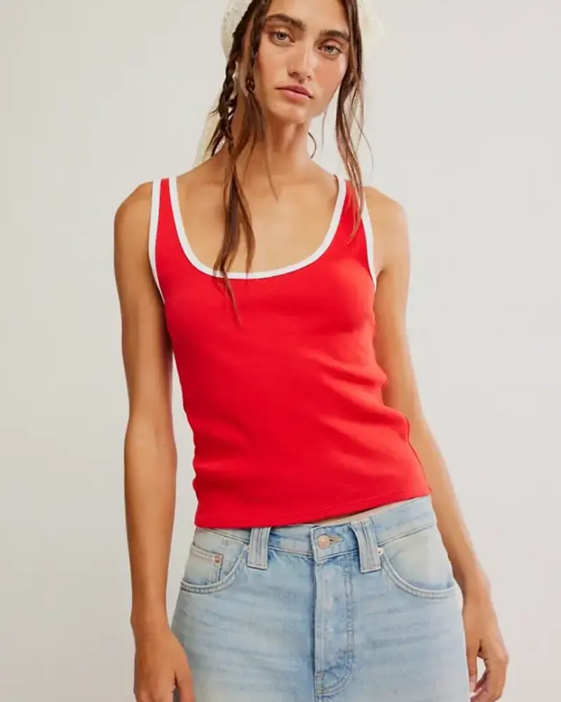 Free People Moxie Tank | Red
