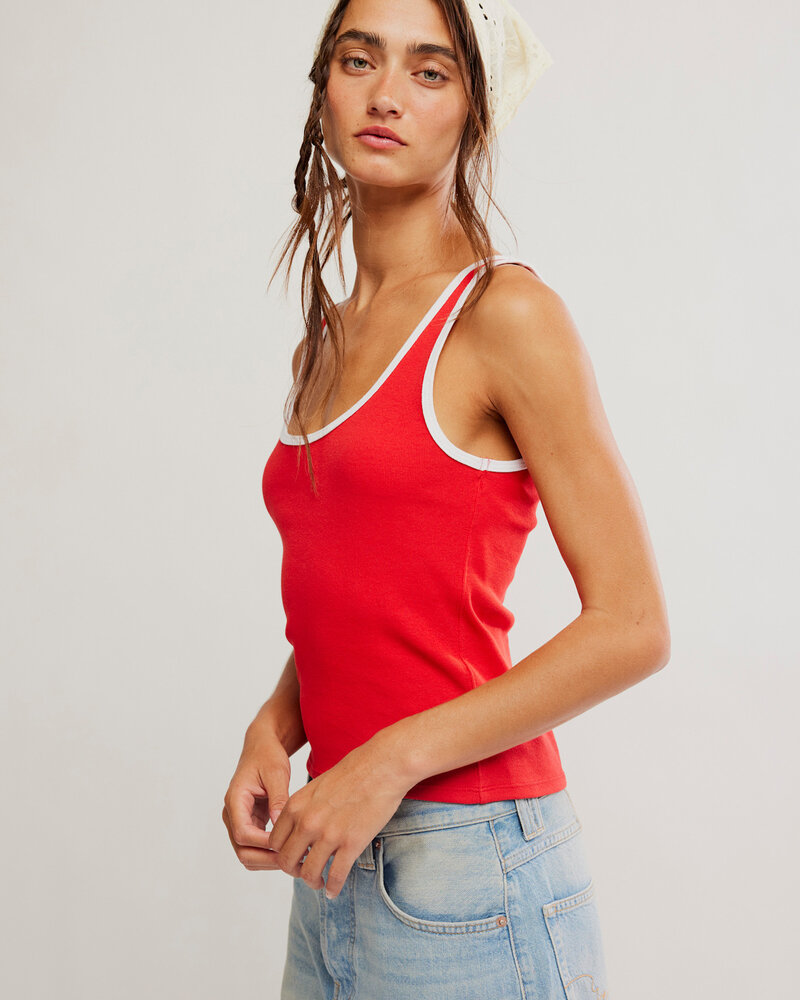 Free People Moxie Tank | Red
