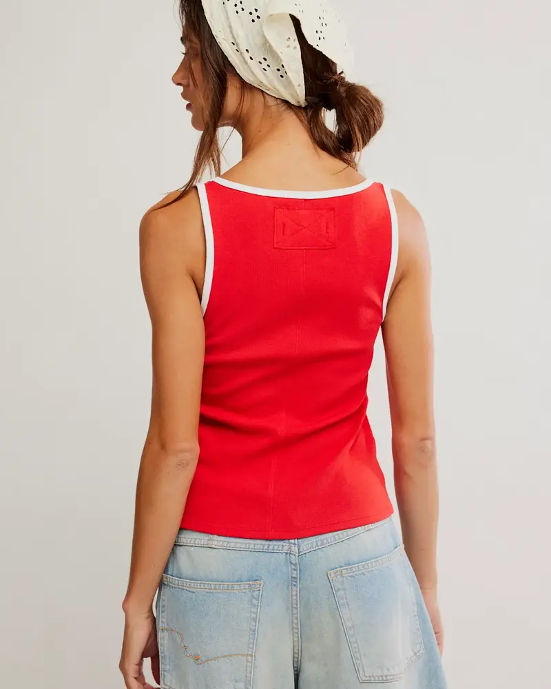 Free People Moxie Tank | Red