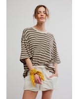 Free People All Love Stripe Pocket Tee | Tea