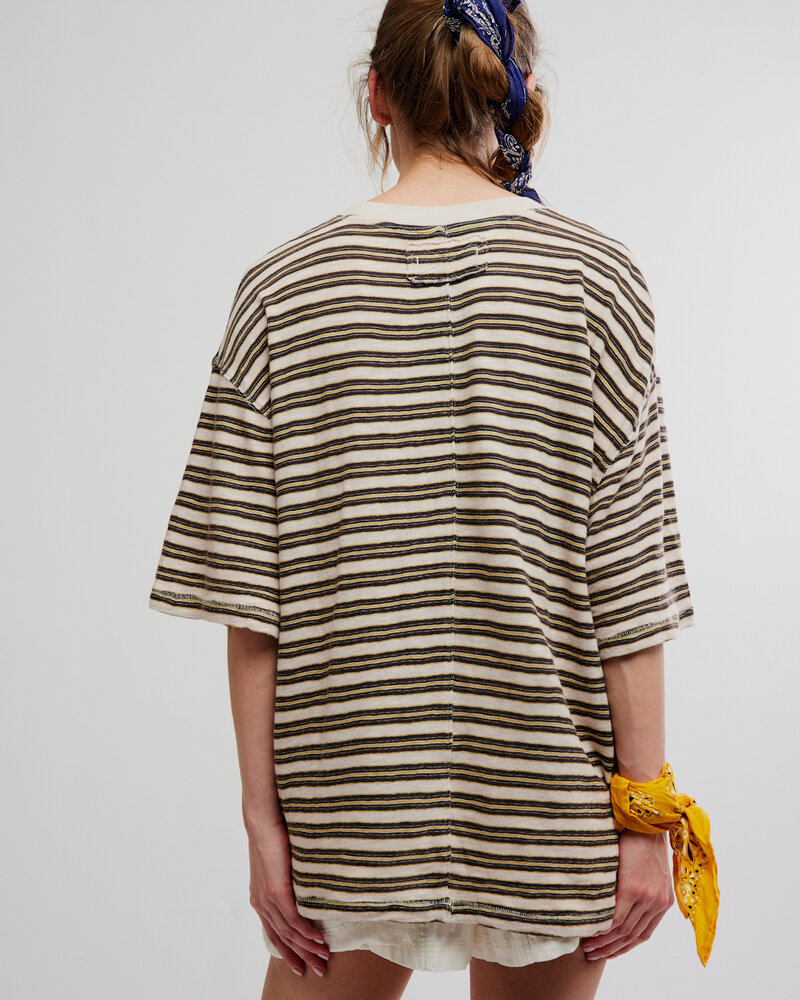 Free People All Love Stripe Pocket Tee | Tea