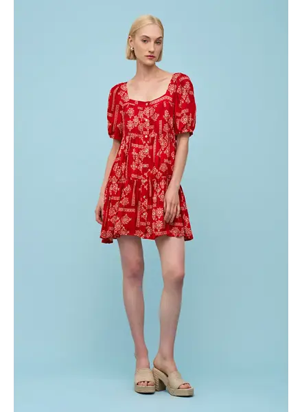 Astrid Dolly Dress | Scarf