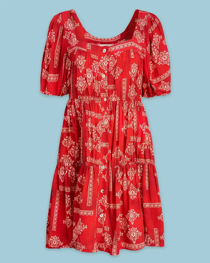 Astrid Dolly Dress | Scarf