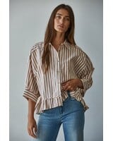 Kensington Shirt Top | Rust