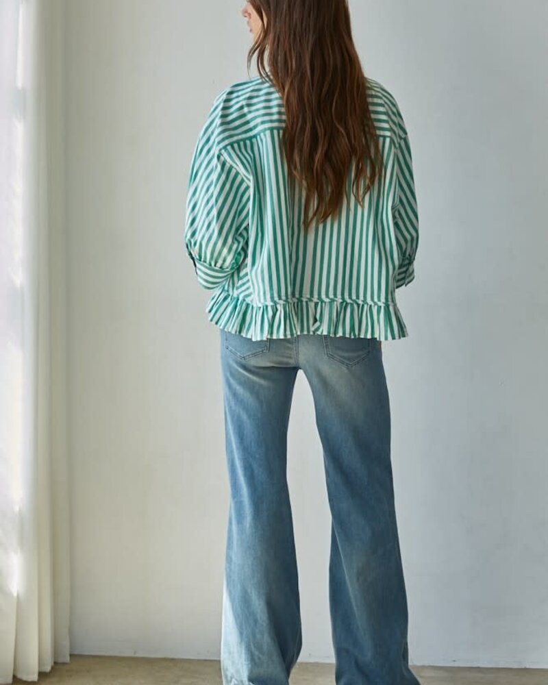 Kensington Shirt Top | Green