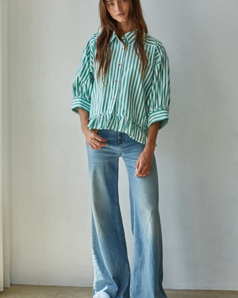 Kensington Shirt Top | Green