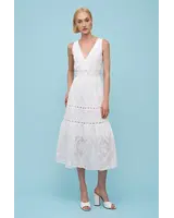 Astrid Ellisse Dress | White