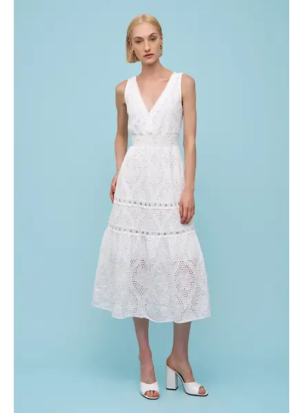 Astrid Ellisse Dress | White