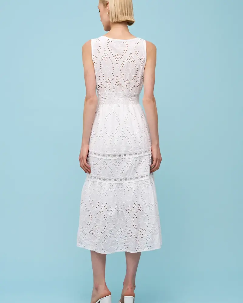 Astrid Ellisse Dress | White