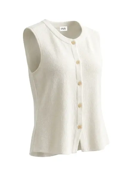 Bezla Knit Top | White