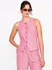 Kennedy Stripe Vest | Pink