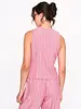 Kennedy Stripe Vest | Pink