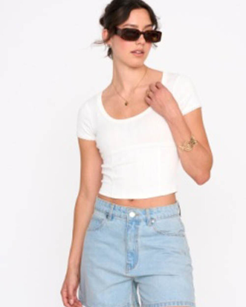 Margot Basic Tee | White