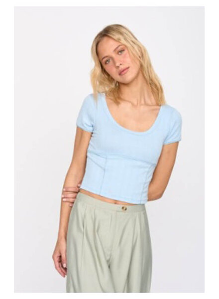 Margot Basic Tee | Blue