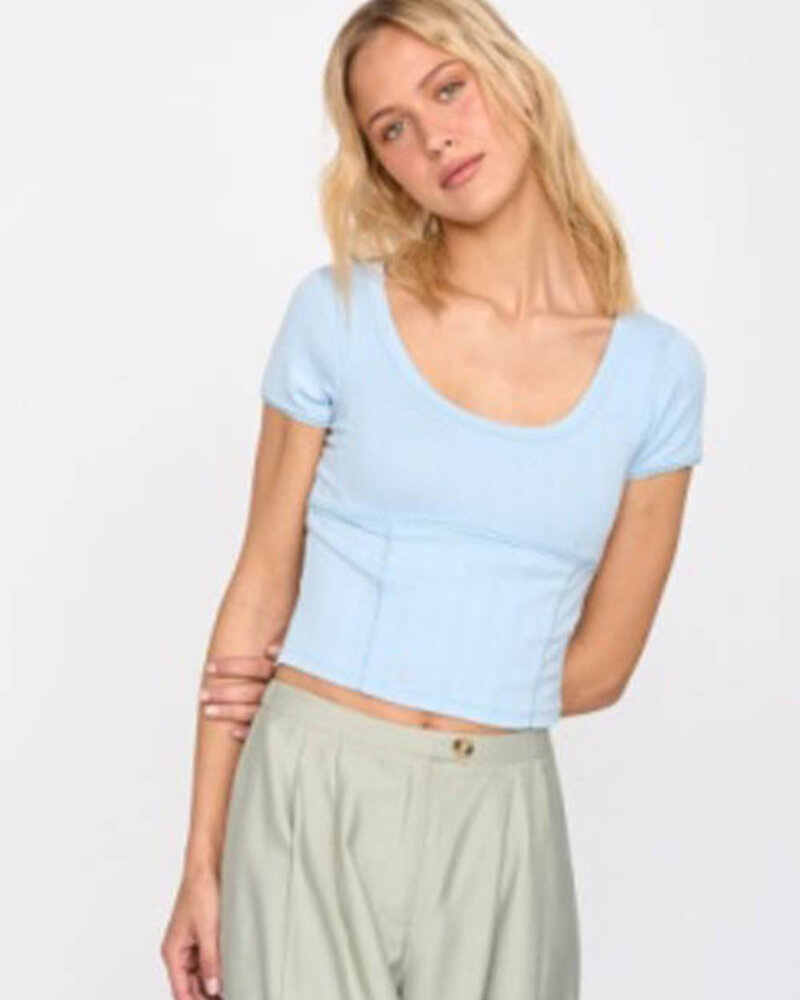 Margot Basic Tee | Blue