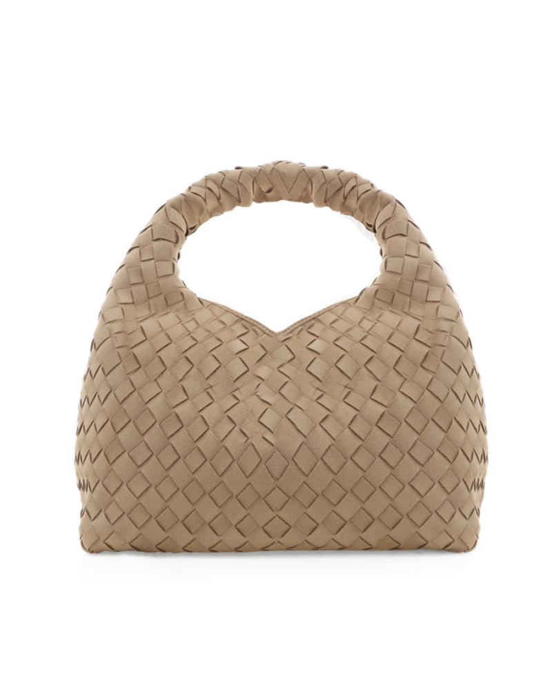 Solene Woven Handle Bag | Bone