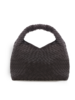 Solene Woven Handle Bag | Chocolate