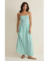 Z Supply Bayside Stripe Linen Maxi Dress