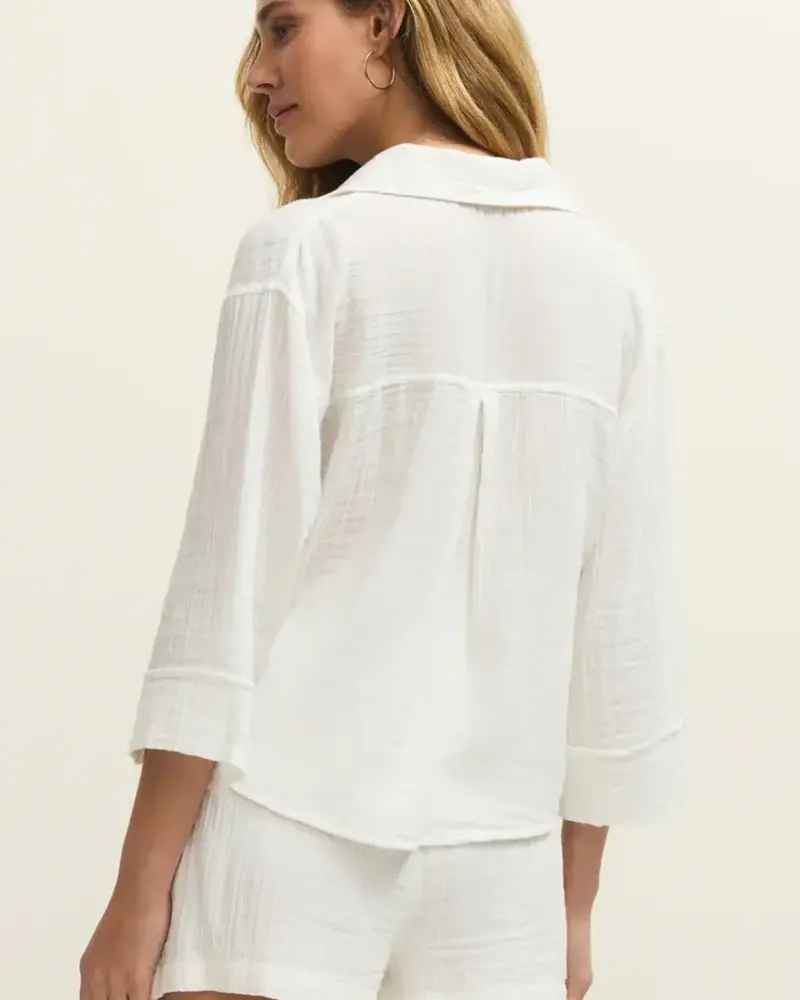 Z Supply Helena Airy Button Up