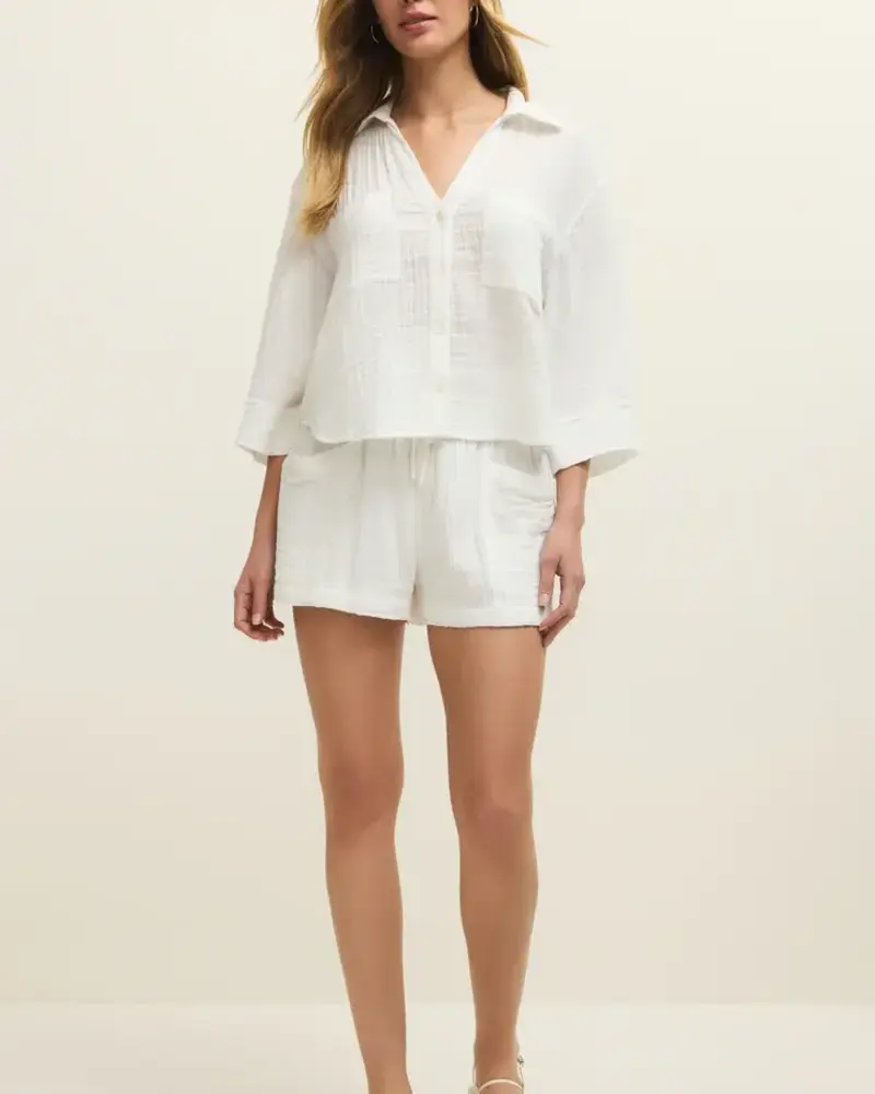 Z Supply Helena Airy Button Up