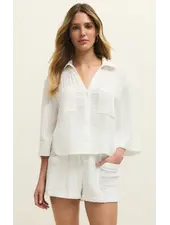Z Supply Helena Airy Button Up