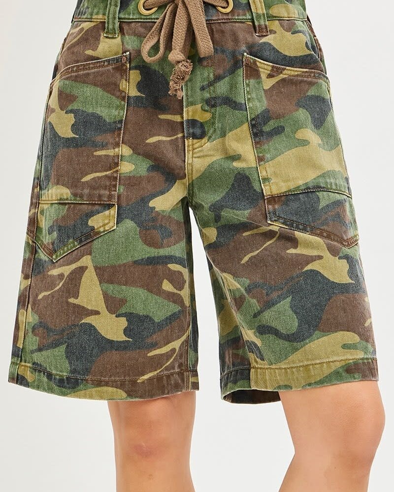 Shelley Slouchy Short | Camo